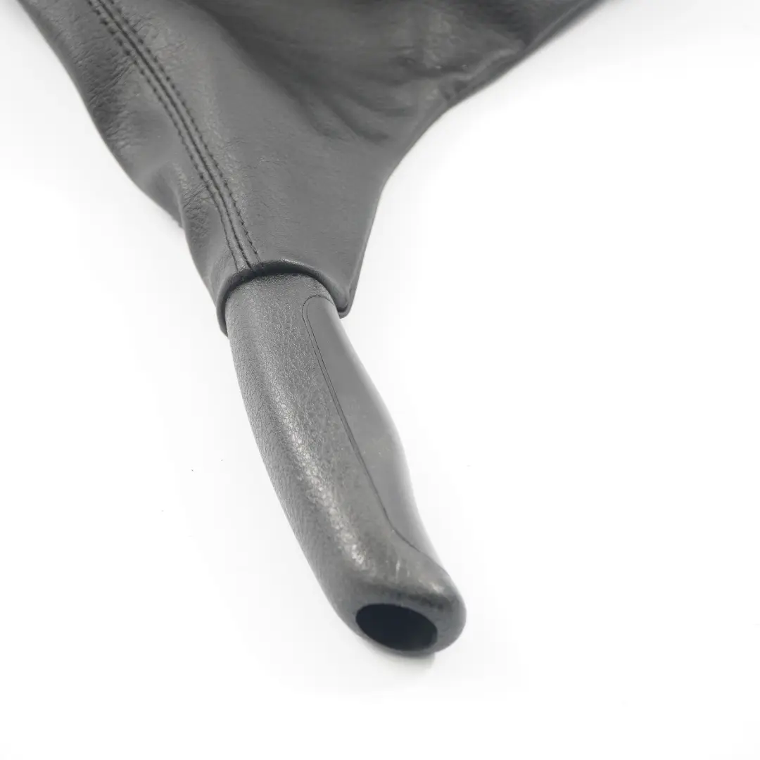 BMW E46 Copertura leva freno a mano in pelle pannello nero - SKU 8227928 - Numero di parte 8227928