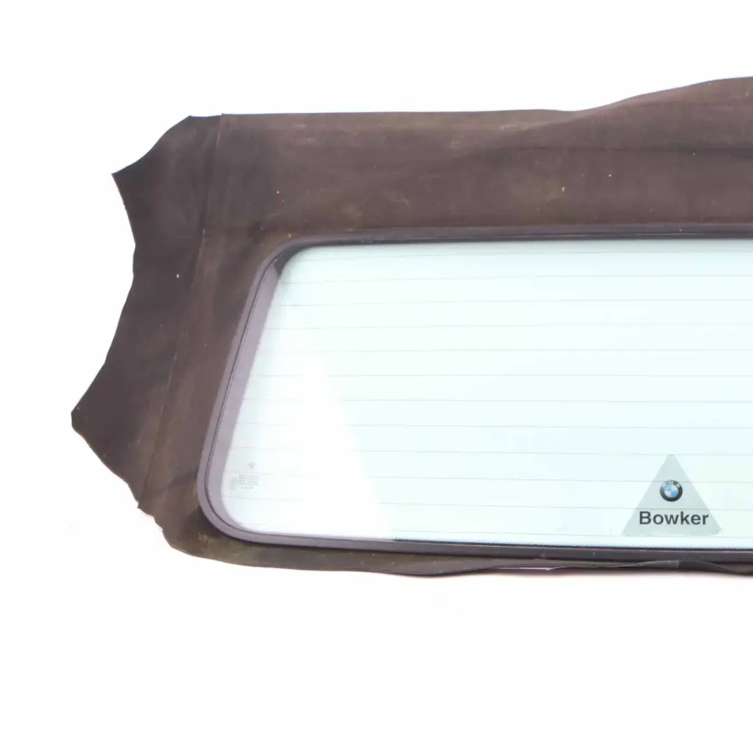 Window Folding Top Glass Glazing AS2 to BMW E46 Convertible Cabrio Rear with Part number 8229839 BMW E46 Convertible Cabrio Rear Window Folding Top Glass Glazing AS2 - SKU 8229839-1 - Part number 8229839