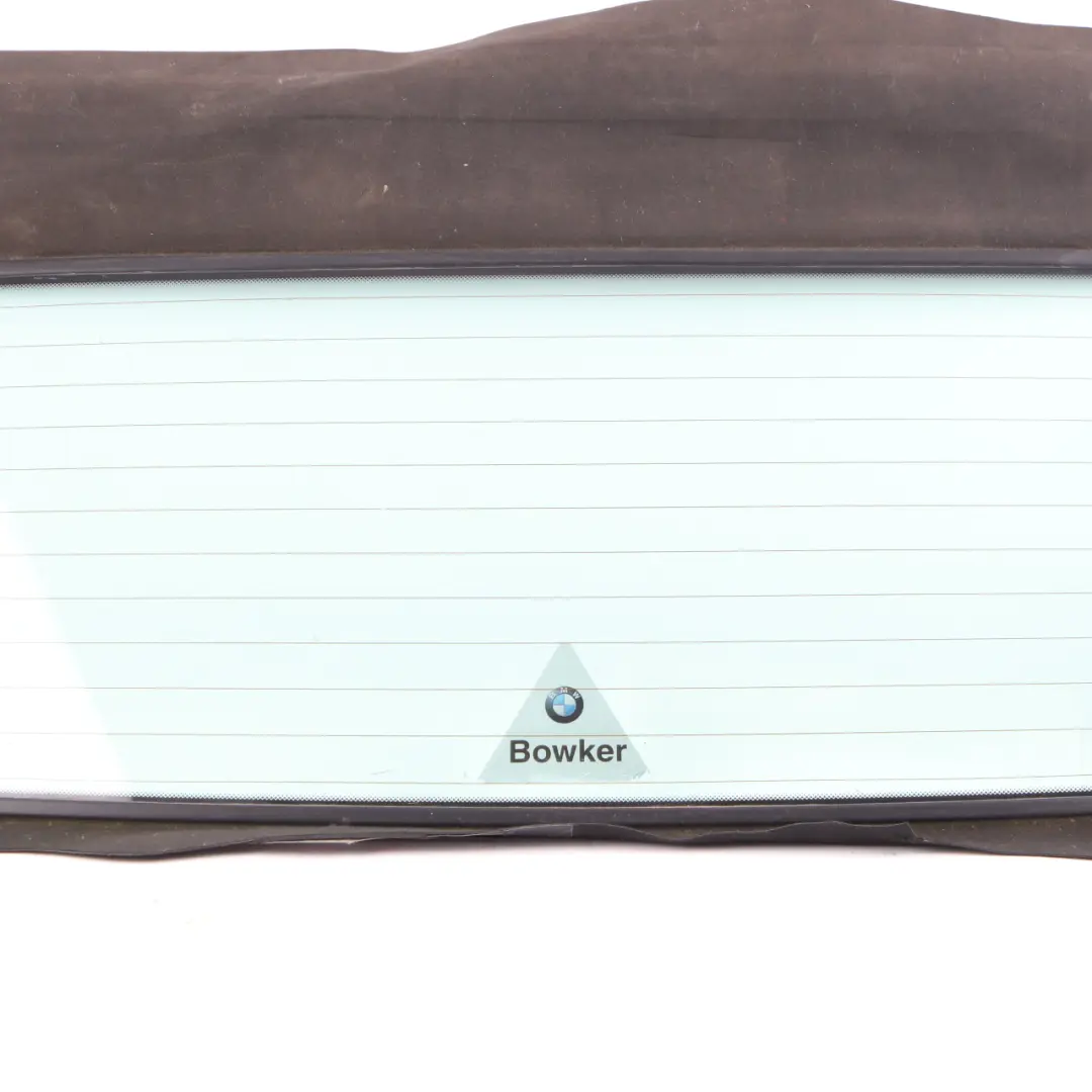 Window Folding Top Glass Glazing AS2 to BMW E46 Convertible Cabrio Rear with Part number 8229839 BMW E46 Convertible Cabrio Rear Window Folding Top Glass Glazing AS2 - SKU 8229839-1 - Part number 8229839