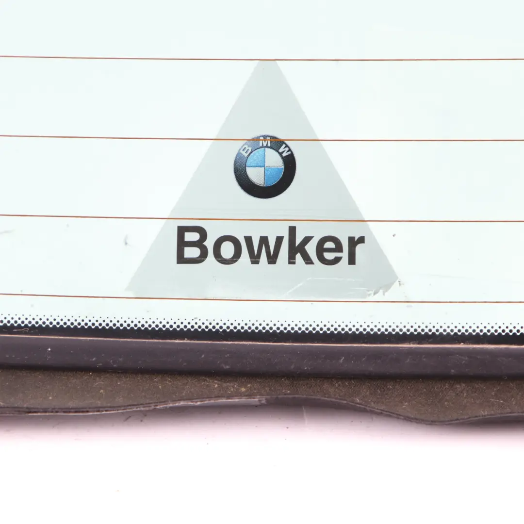 Window Folding Top Glass Glazing AS2 to BMW E46 Convertible Cabrio Rear with Part number 8229839 BMW E46 Convertible Cabrio Rear Window Folding Top Glass Glazing AS2 - SKU 8229839-1 - Part number 8229839