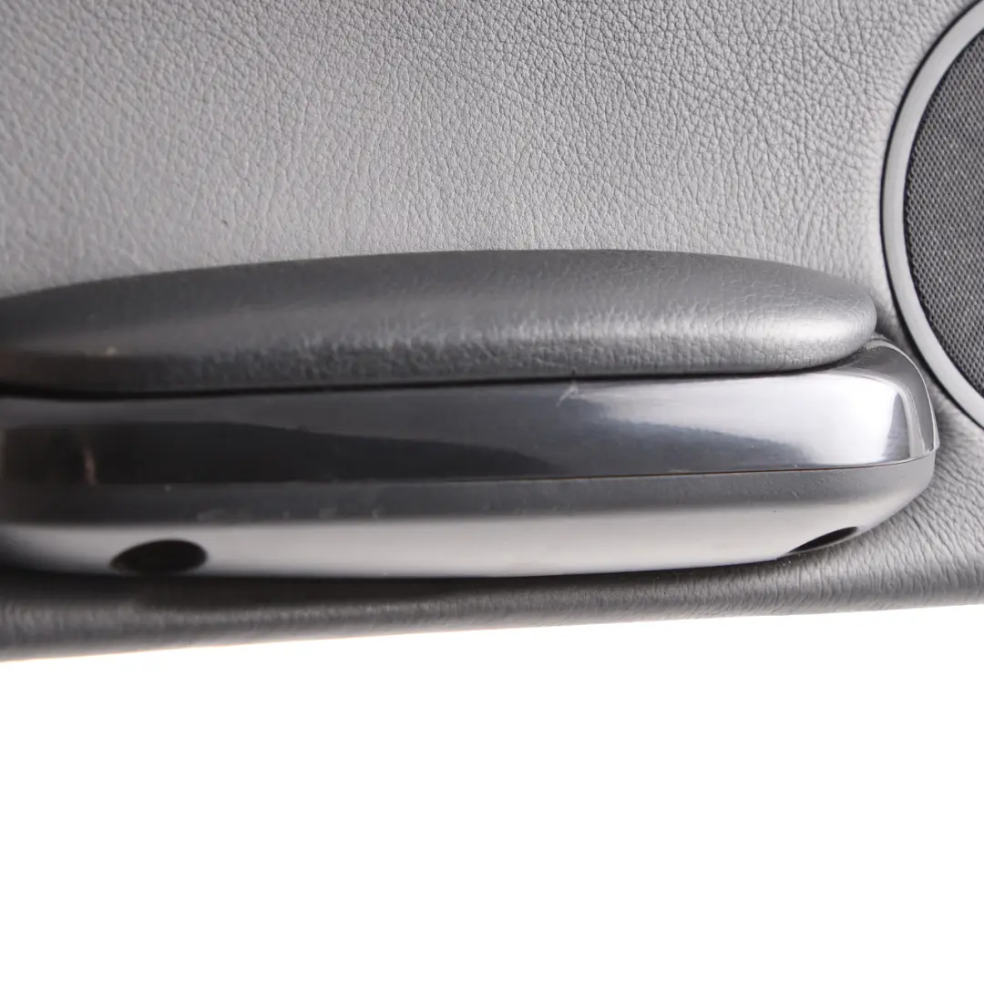 Left N/S Lateral Trim Panel Card Insert Leather Black to BMW E46 Convertible Rear with Part number 8233333 BMW E46 Convertible Rear Left N/S Lateral Trim Panel Card Insert Leather Black - SKU 8233333 - Part number 8233333