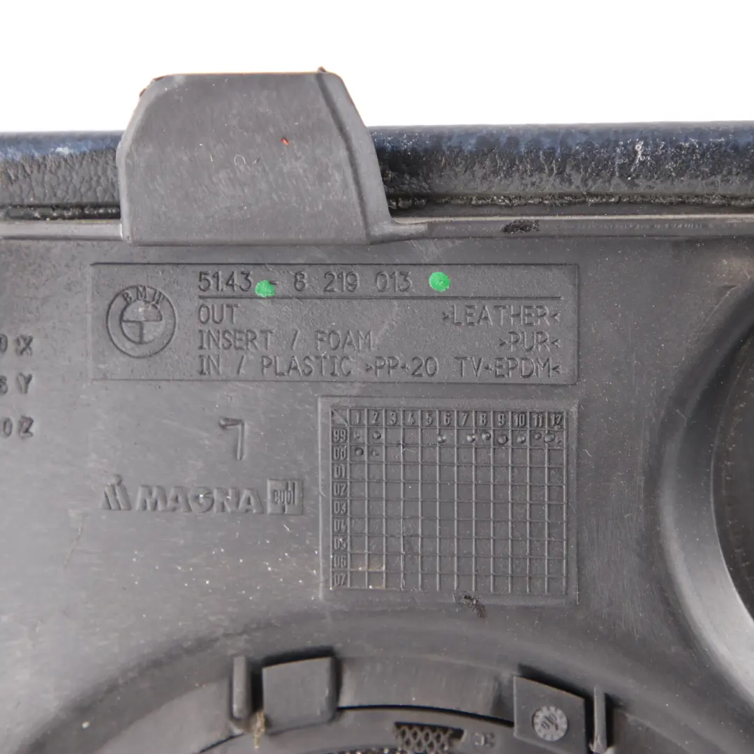 Left N/S Lateral Trim Panel Card Insert Leather Black to BMW E46 Convertible Rear with Part number 8233333 BMW E46 Convertible Rear Left N/S Lateral Trim Panel Card Insert Leather Black - SKU 8233333 - Part number 8233333