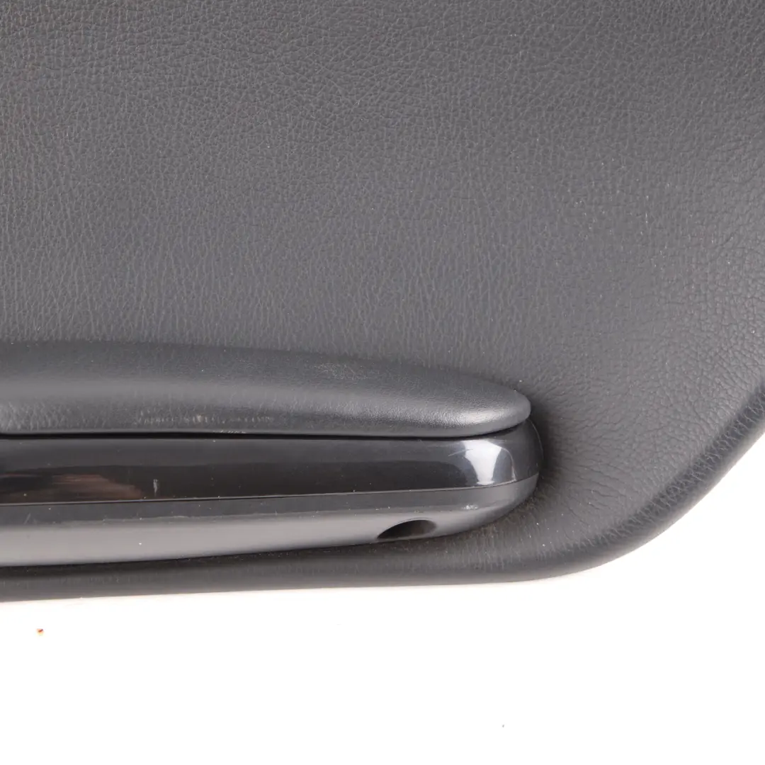 Right O/S Lateral Trim Panel Card Insert Leather Black to BMW E46 Convertible Rear with Part number 8233334 BMW E46 Convertible Rear Right O/S Lateral Trim Panel Card Insert Leather Black - SKU 8233334 - Part number 8233334