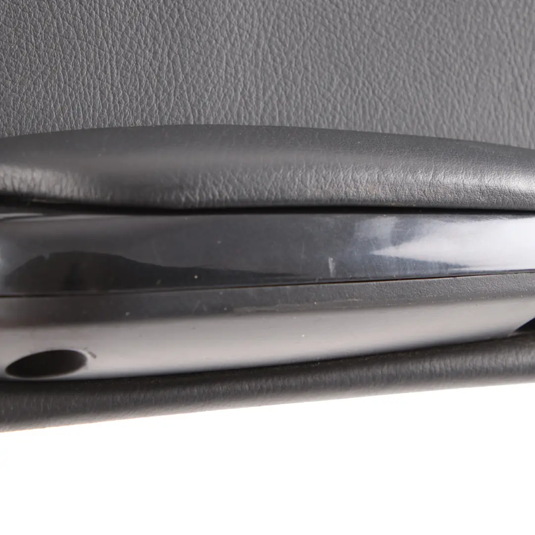BMW E46 Convertible Rear Right O/S Lateral Trim Panel Card Insert Leather Black - SKU 8233334 - Part number 8233334