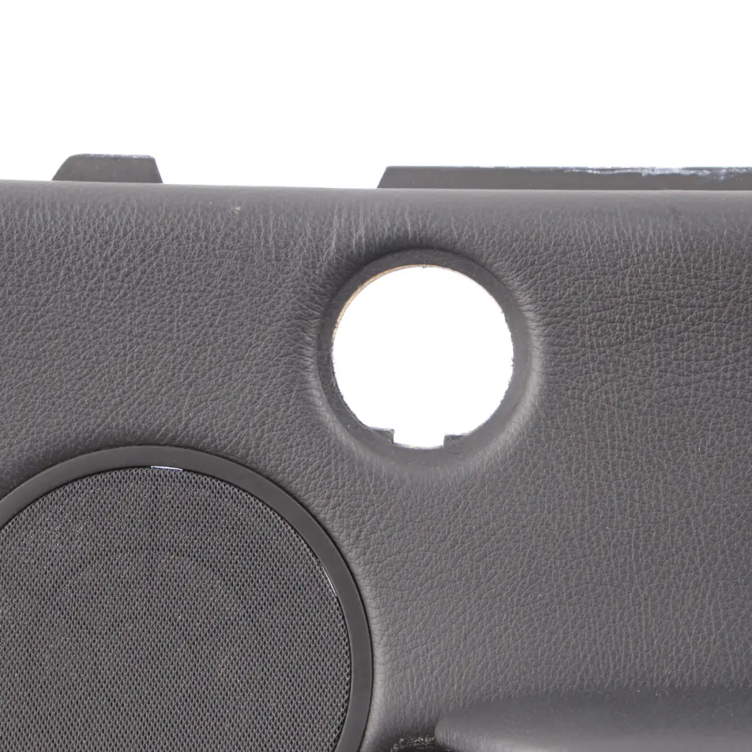 Right O/S Lateral Trim Panel Card Insert Leather Black to BMW E46 Convertible Rear with Part number 8233334 BMW E46 Convertible Rear Right O/S Lateral Trim Panel Card Insert Leather Black - SKU 8233334 - Part number 8233334