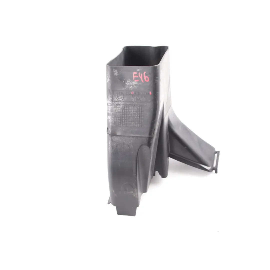 Duct BMW E46 Coupe Cabrio Brake Air Vent Front Left N/S Cover to Air with Part number 8235243 Air Duct BMW E46 Coupe Cabrio Brake Air Vent Front Left N/S Cover - SKU 8235243 - Part number 8235243