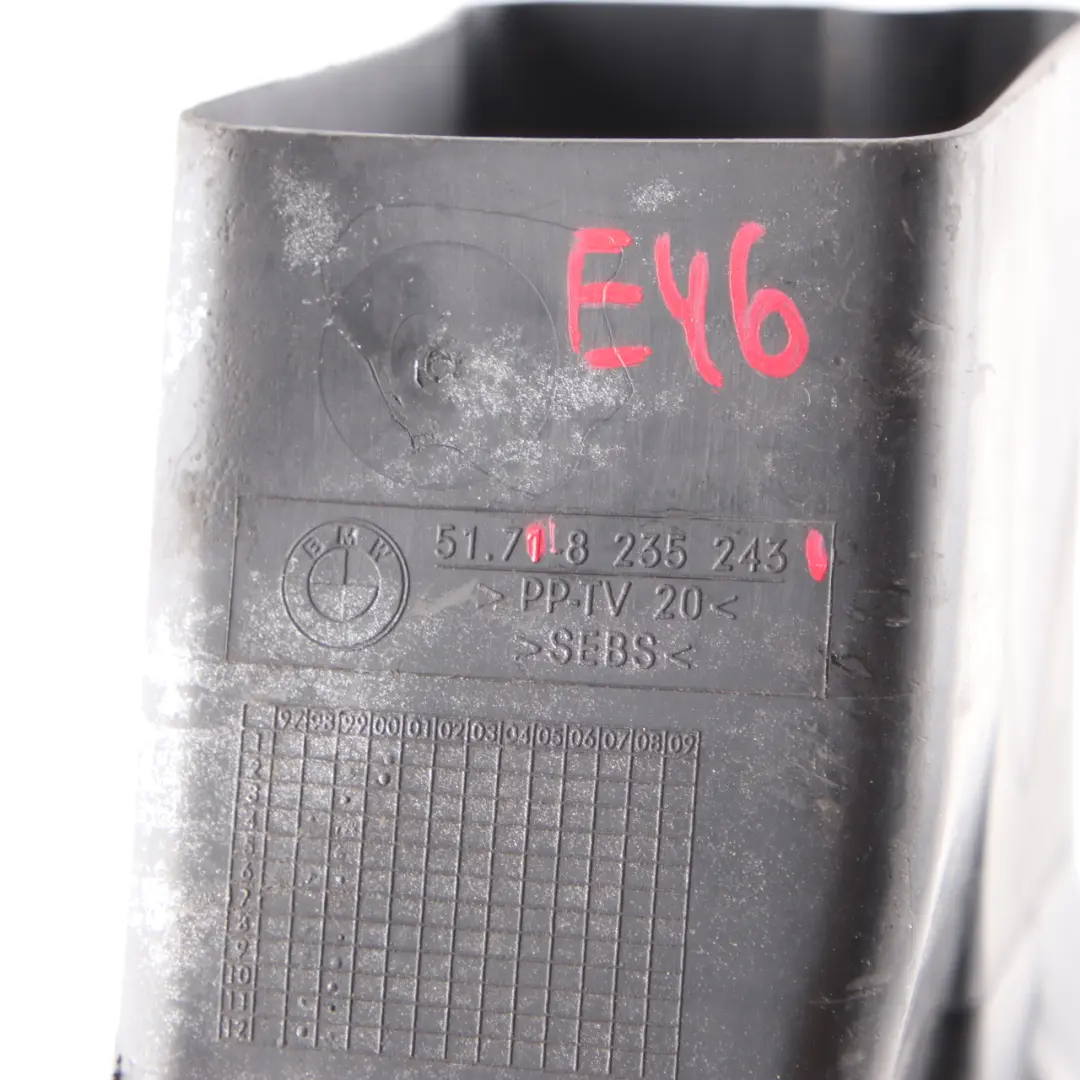 Air Duct BMW E46 Coupe Cabrio Brake Air Vent Front Left N/S Cover - SKU 8235243 - Part number 8235243