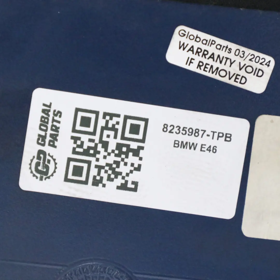 Spoiler Topasblau Blue Metallic - 364 to BMW 3 Series E46 Touring Rear with Part number 8235987 BMW 3 Series E46 Touring Rear Spoiler Topasblau Blue Metallic - 364 - SKU 8235987-TPB - Part number 8235987