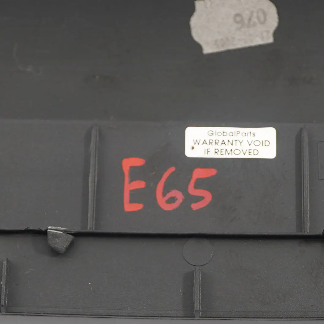 BMW 7 Reihe E65 E66 Entlüftungsgitter Ablegeboden SCHWARZ - SKU 8236783 - Teilenummer 8236783