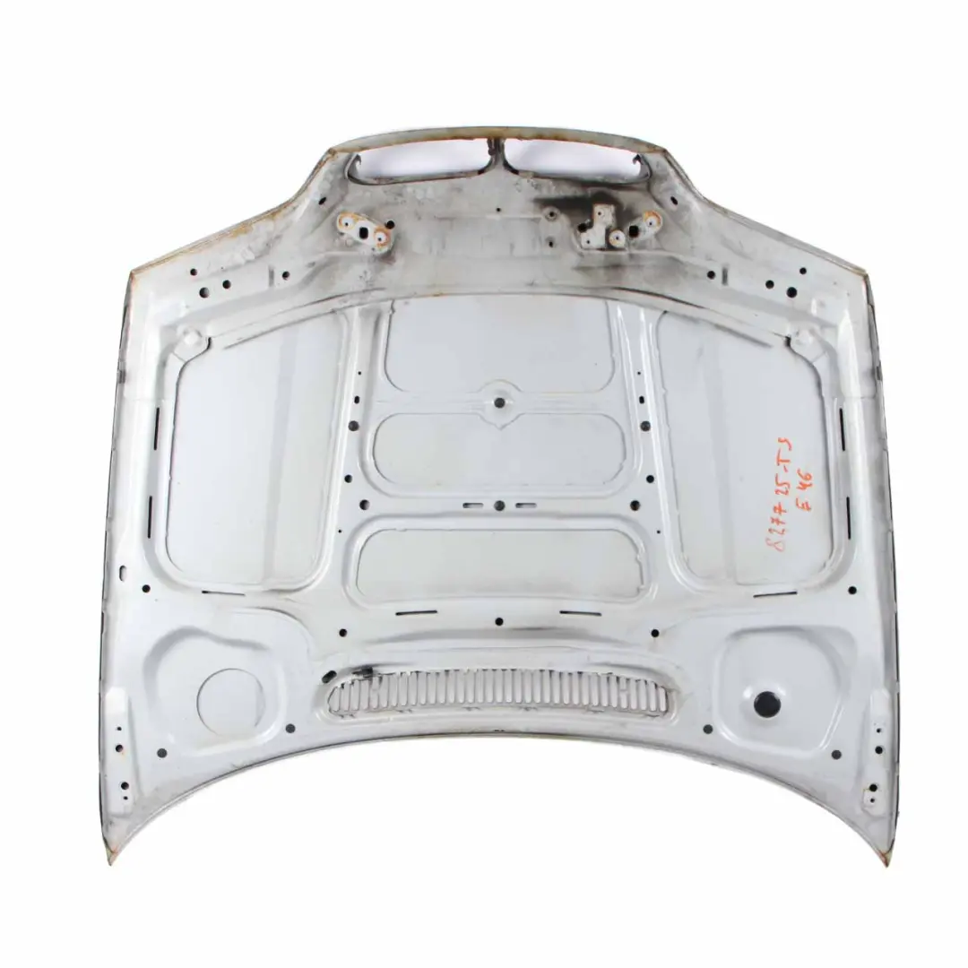 Hood Bonnet Cover Panel Titansilber Titan Silver - 354 to BMW E46 Coupe Convertible with Part number 8237725 BMW E46 Coupe Convertible Hood Bonnet Cover Panel Titansilber Titan Silver - 354 - SKU 8237725-TS - Part number 8237725