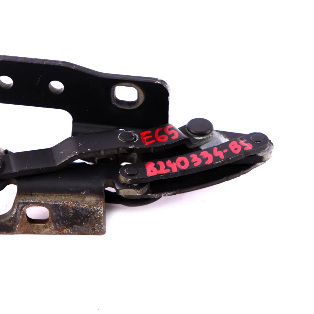 Capot Moteur Droit Côté Conducteur Charnière Noir Saphir 475 pour BMW E65 à propos du numéro de pièce 8240334 BMW E65 Capot Moteur Droit Côté Conducteur Charnière Noir Saphir 475 - SKU 8240334-BS - Numéro de pièce 8240334