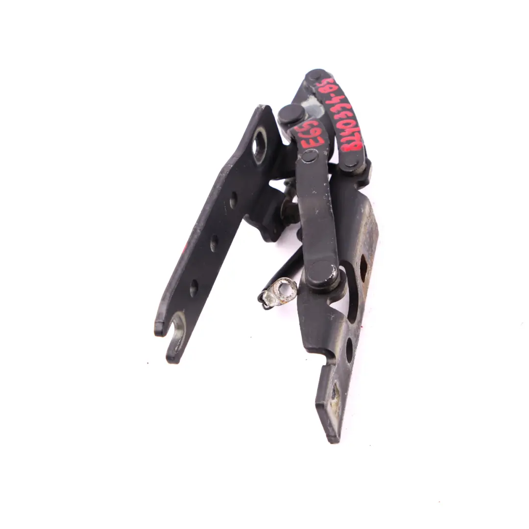BMW E65 Engine Hood Bonnet Right O/S Hinge Black Sapphire 475 - SKU 8240334-BS - Part number 8240334