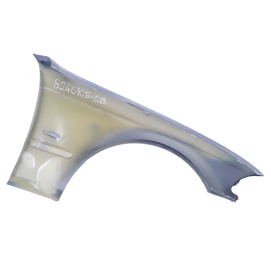 BMW E46 Delantero Izquierdo Panel Lateral Guardabarros Wing Orienblau Azul 317 - SKU 8240405-OB - Número de pieza 8240406