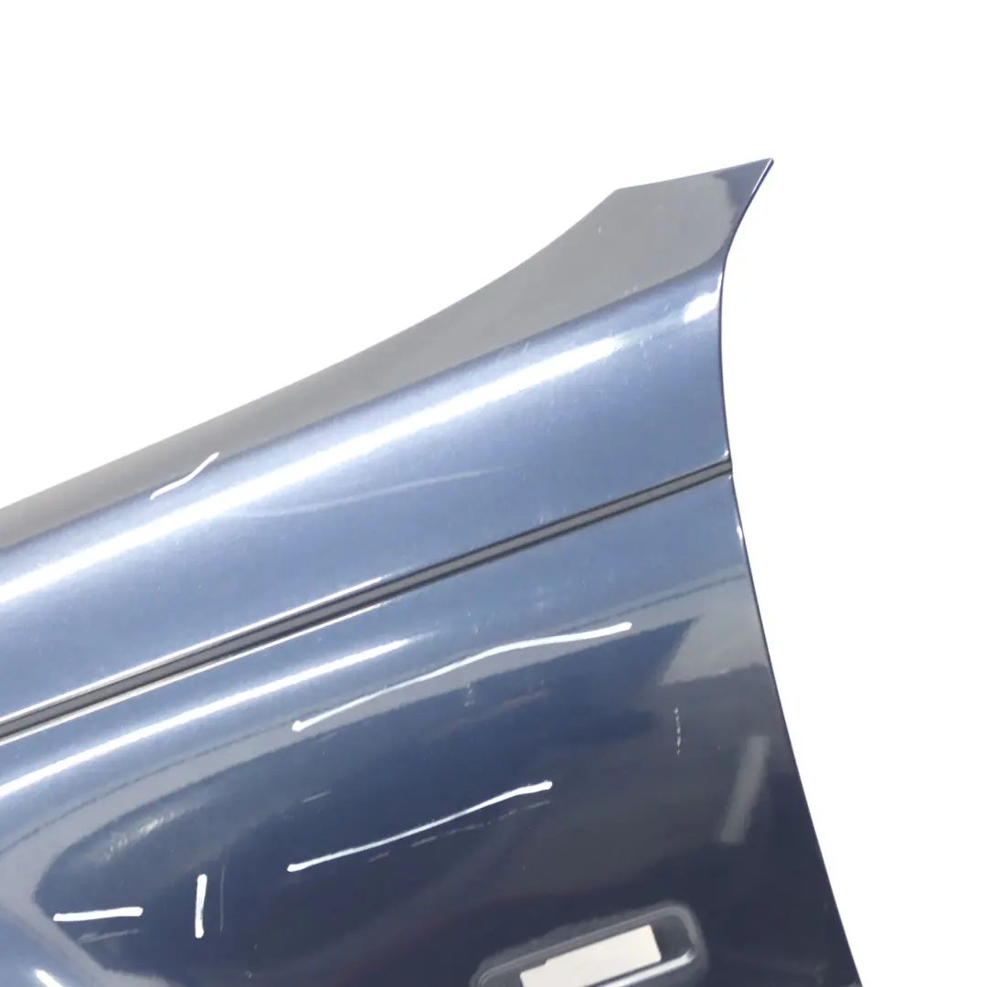 BMW E46 Front Left N/S Side Panel Fender Wing Orienblau Blue Metallic - 317 - SKU 8240405-OB - Part number 8240406