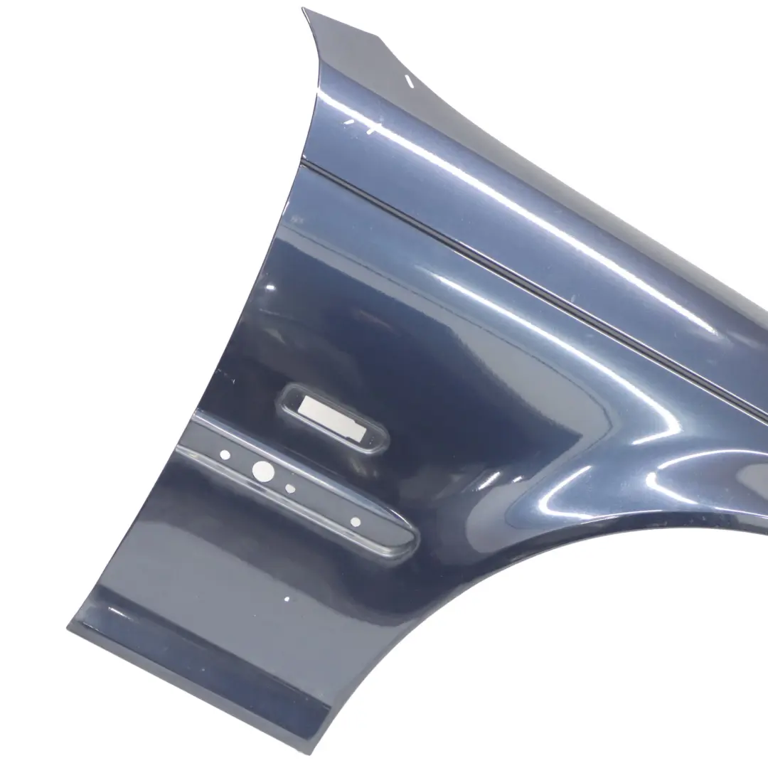 BMW E46 Front Right O/S Side Panel Fender Wing Orienblau Blue Metallic - 317 - SKU 8240406-OB - Part number 8240406