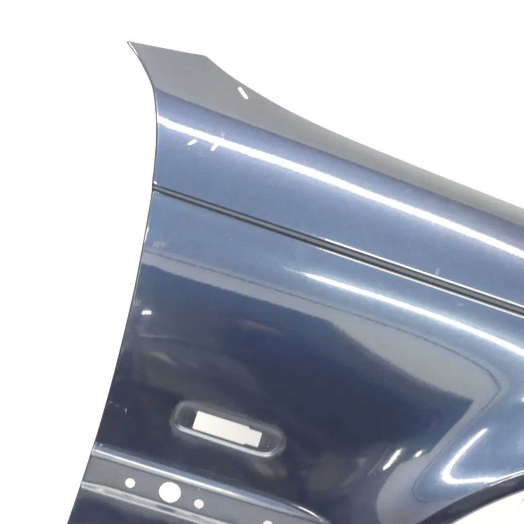 Front Right O/S Side Panel Fender Wing Orienblau Blue Metallic - 317 to BMW E46 with Part number 8240406 BMW E46 Front Right O/S Side Panel Fender Wing Orienblau Blue Metallic - 317 - SKU 8240406-OB - Part number 8240406
