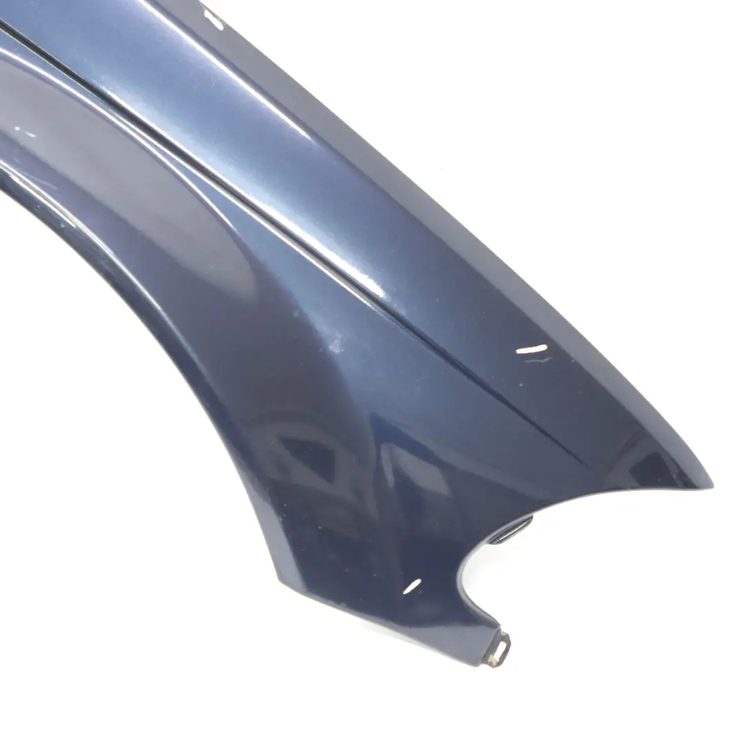 Front Right O/S Side Panel Fender Wing Orienblau Blue Metallic - 317 to BMW E46 with Part number 8240406 BMW E46 Front Right O/S Side Panel Fender Wing Orienblau Blue Metallic - 317 - SKU 8240406-OB - Part number 8240406