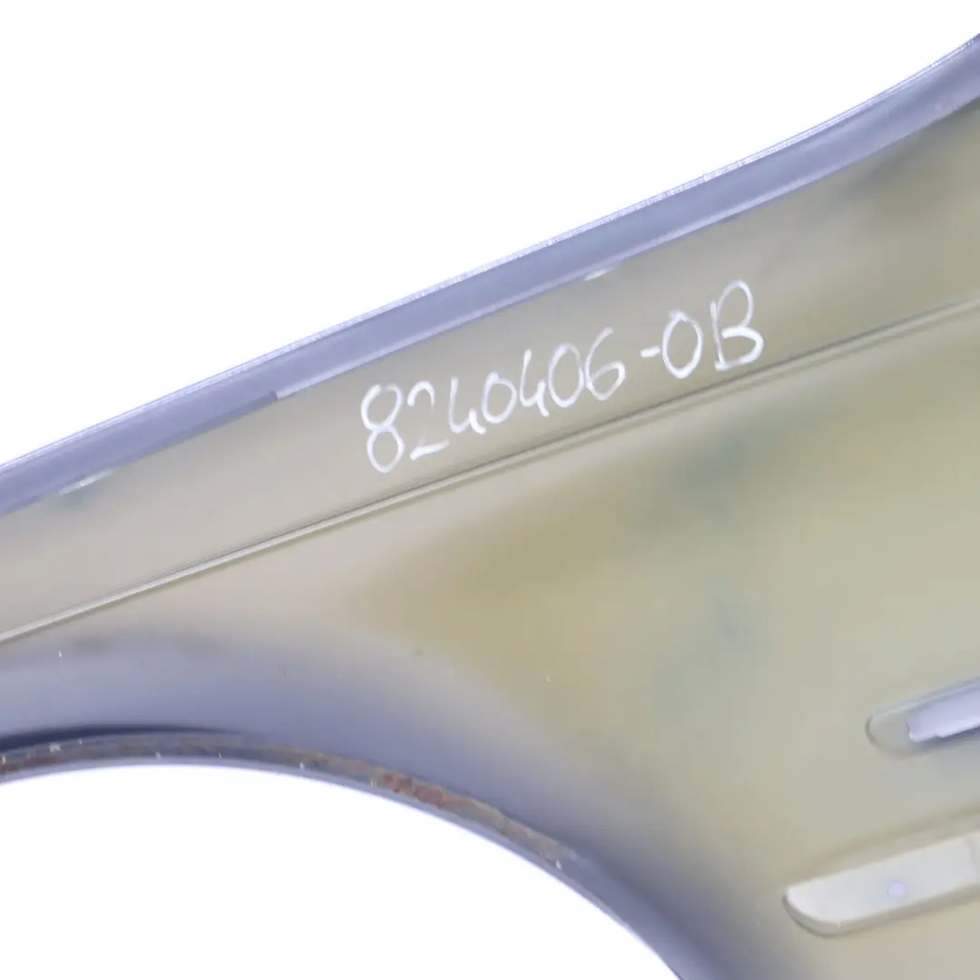 BMW E46 Front Right O/S Side Panel Fender Wing Orienblau Blue Metallic - 317 - SKU 8240406-OB - Part number 8240406