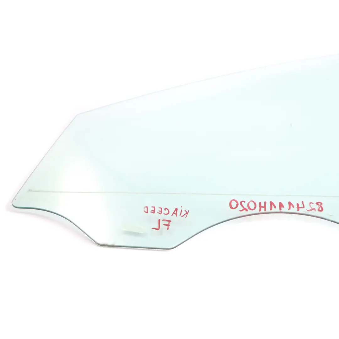 Glace de Porte Avant Gauche Vert Vitrage AS2 pour Kia Ceed à propos du numéro de pièce 824111H020 Kia Ceed Glace de Porte Avant Gauche Vert Vitrage AS2 - SKU 824111H020 - Numéro de pièce 824111H020