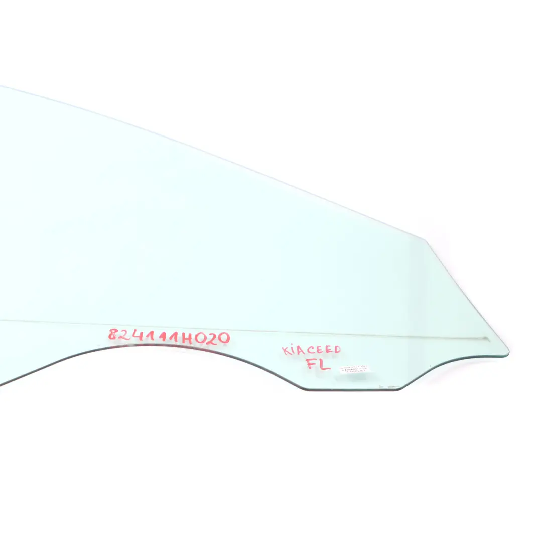 Door Window Glass Front Left N/S Green Glazing AS2 to Kia Ceed I with Part number 824111H020 Kia Ceed I Door Window Glass Front Left N/S Green Glazing AS2 - SKU 824111H020 - Part number 824111H020