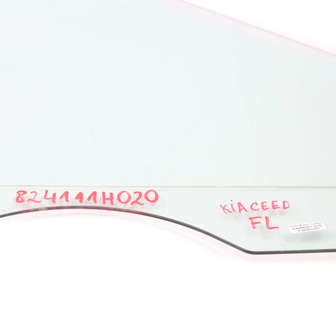 Kia Ceed I Door Window Glass Front Left N/S Green Glazing AS2 - SKU 824111H020 - Part number 824111H020