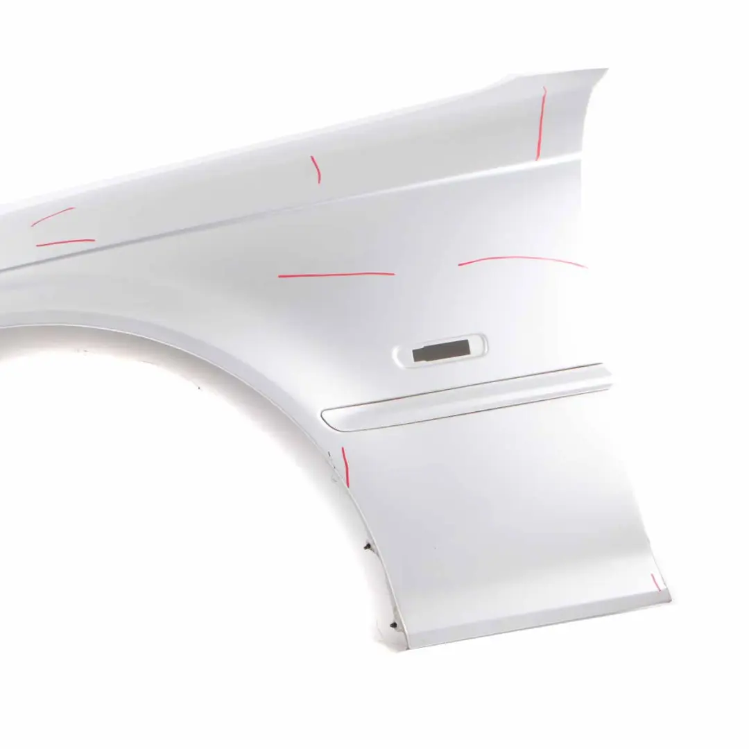 Side Panel BMW E46 Coupe Cabrio Front Left N/S Wing Fender Titan Silver - 354 to with Part number 8241439 Side Panel BMW E46 Coupe Cabrio Front Left N/S Wing Fender Titan Silver - 354 - SKU 8241439-TS - Part number 8241439