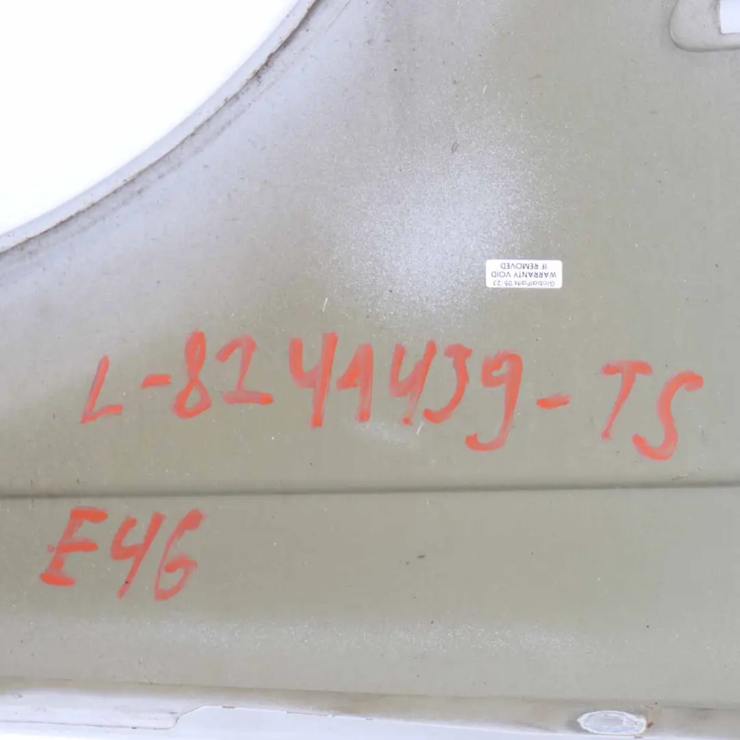 Side Panel BMW E46 Coupe Cabrio Front Left N/S Wing Fender Titan Silver - 354 to with Part number 8241439 Side Panel BMW E46 Coupe Cabrio Front Left N/S Wing Fender Titan Silver - 354 - SKU 8241439-TS - Part number 8241439