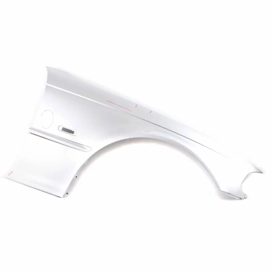 Side Panel BMW E46 Coupe Cabrio Front Right O/S Wing Fender Titan Silver - 354 to with Part number 8241440 Side Panel BMW E46 Coupe Cabrio Front Right O/S Wing Fender Titan Silver - 354 - SKU 8241440-TS - Part number 8241440