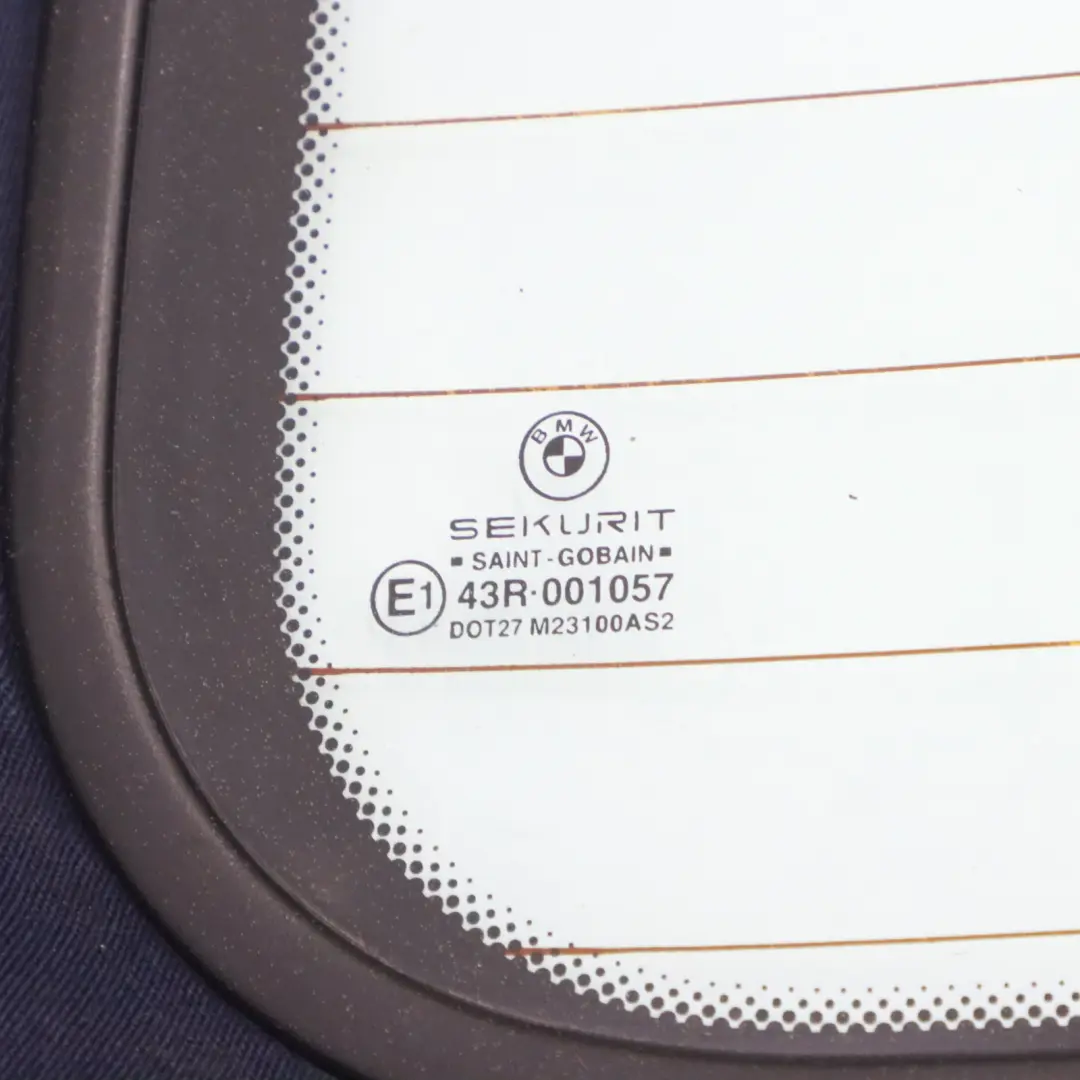 BMW E46 Cabrio Cabriolet Capote pliante Tissu Dunkelblau - SKU 8243262 - Numéro de pièce 8243262