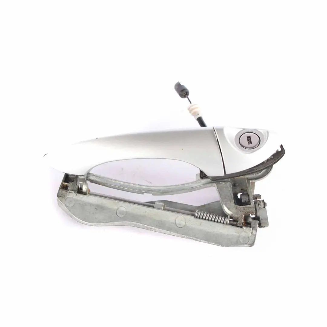 BMW X5 E53 Handle Door Front Right Outside Carrier O/S Titansilber Silver 354 - SKU 8243616-TS - Part number 8243616