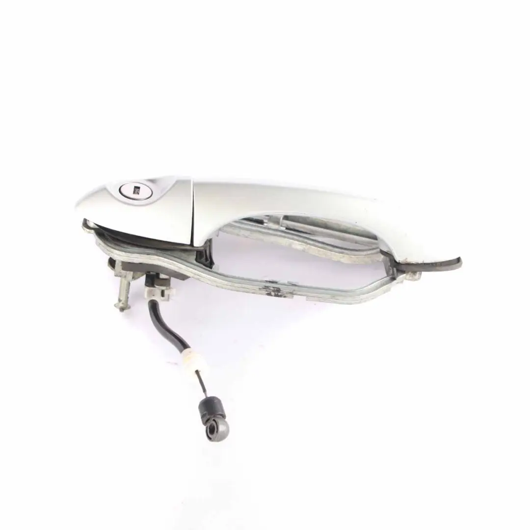 Handle Door Front Right Outside Carrier O/S Titansilber Silver 354 to BMW X5 E53 with Part number 8243616 BMW X5 E53 Handle Door Front Right Outside Carrier O/S Titansilber Silver 354 - SKU 8243616-TS - Part number 8243616
