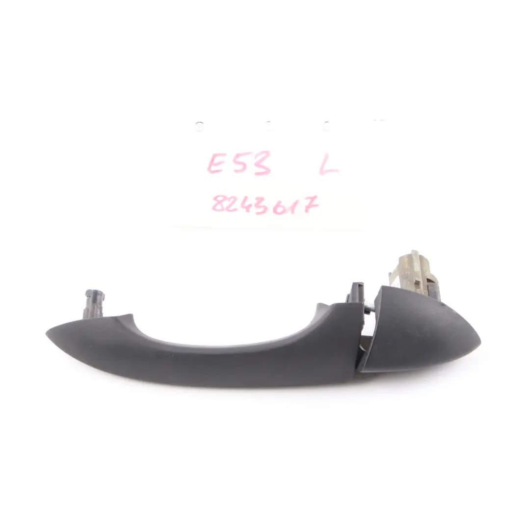 Front Rear Left N/S Handle Grab Cover Black Primed Trim Panel to BMW X5 E53 with Part number 8243617 BMW X5 E53 Front Rear Left N/S Handle Grab Cover Black Primed Trim Panel - SKU 8243617 - Part number 8243617