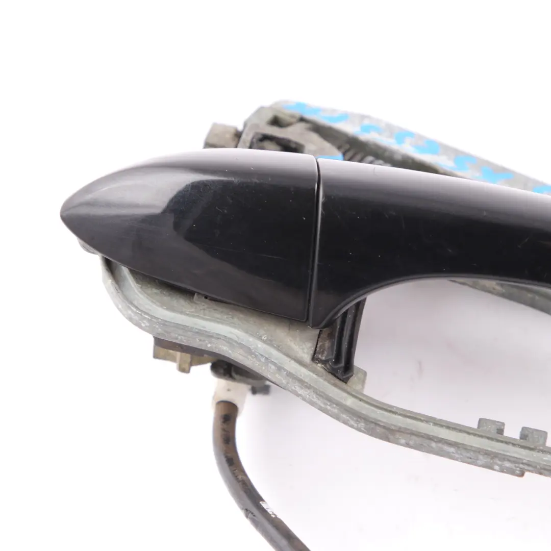 BMW X5 E53 Maniglia Porta Posteriore Destra Esterna Vettore Nero Zaffiro - 475 - SKU 8243636-BS - Numero di parte 8243636
