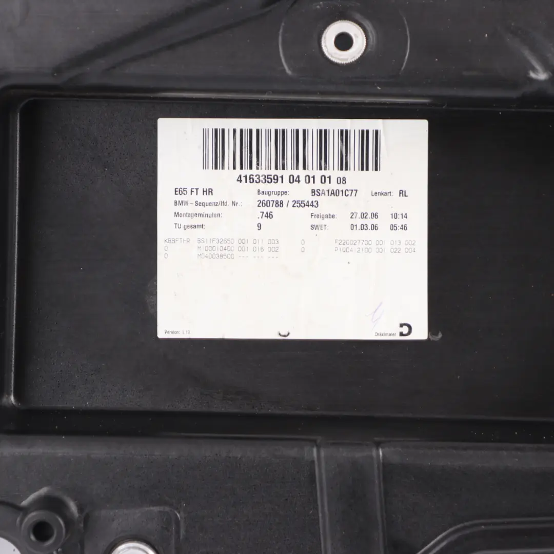 7er-Reihe E65 Verkleidungsträger Innentür hinten rechts 514282438 für BMW mit Teilenummer 7181062 BMW 7er-Reihe E65 Verkleidungsträger Innentür hinten rechts 514282438 - SKU 8243898 - Teilenummer 7181062