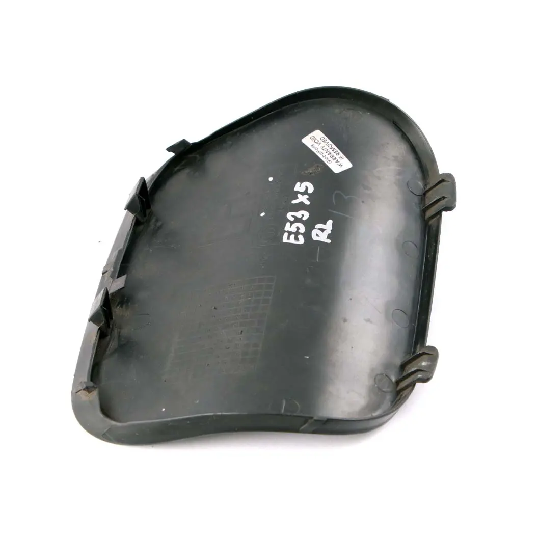 Left N/S Bumper Exhaust Hole Cover Cap to BMW X5 E53 Rear with Part number 8244439 BMW X5 E53 Rear Left N/S Bumper Exhaust Hole Cover Cap - SKU 8244439 - Part number 8244439