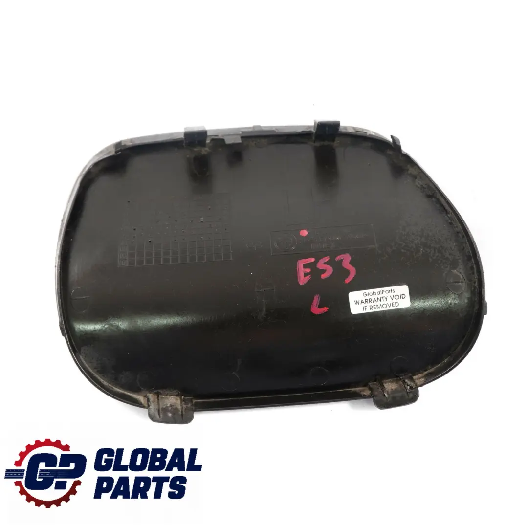 Parachoques Trasero Izquierdo Tapa Agujero Escape para BMW X5 E53 con número de pieza 8244439 BMW X5 E53 Parachoques Trasero Izquierdo Tapa Agujero Escape - SKU 8244439 - Número de pieza 8244439