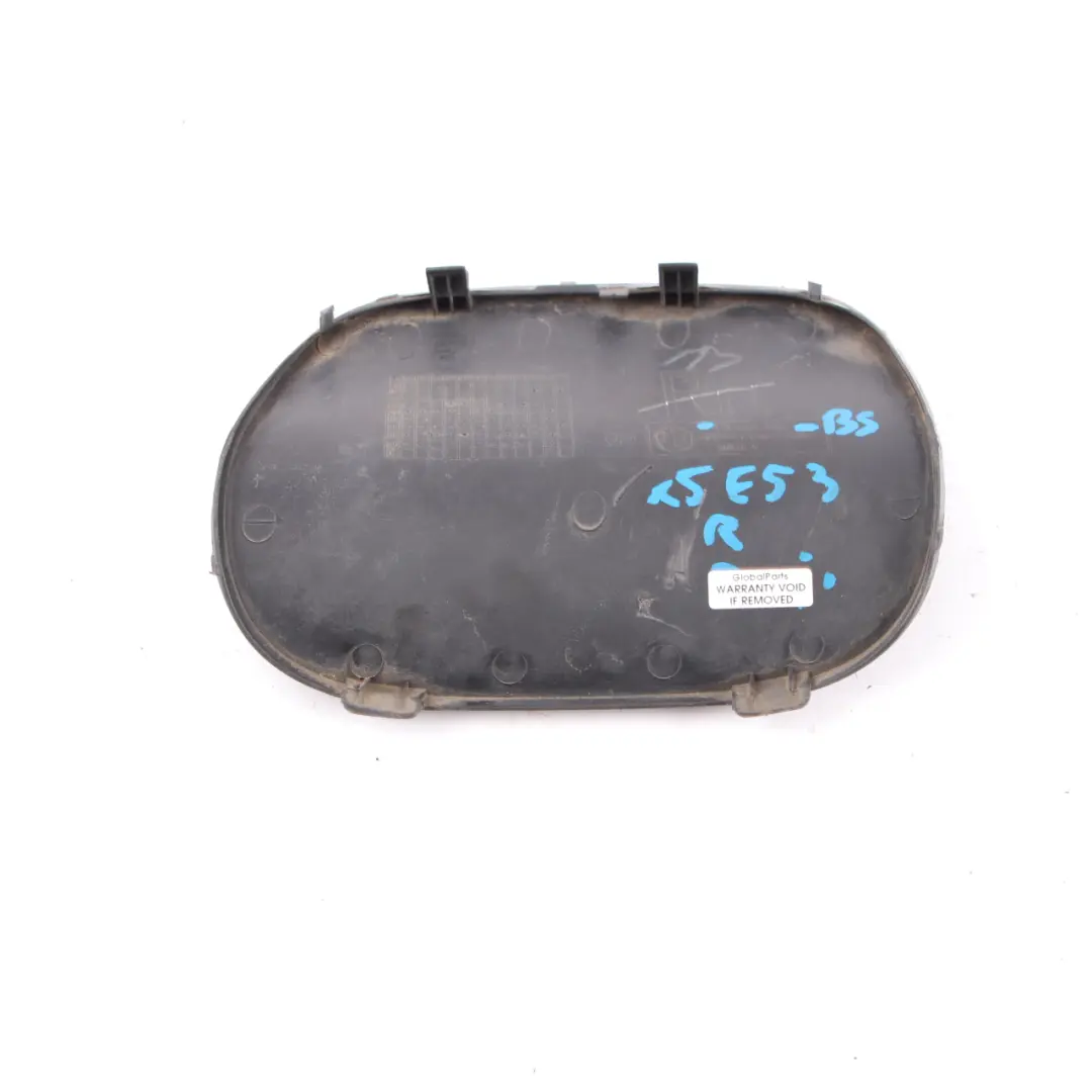 Bumper Exhaust Cover BMW X5 E53 M57 Hole Cap Trim Right Black Sapphire to with Part number 8244440 Bumper Exhaust Cover BMW X5 E53 M57 Hole Cap Trim Right Black Sapphire - SKU 8244440-BS - Part number 8244440