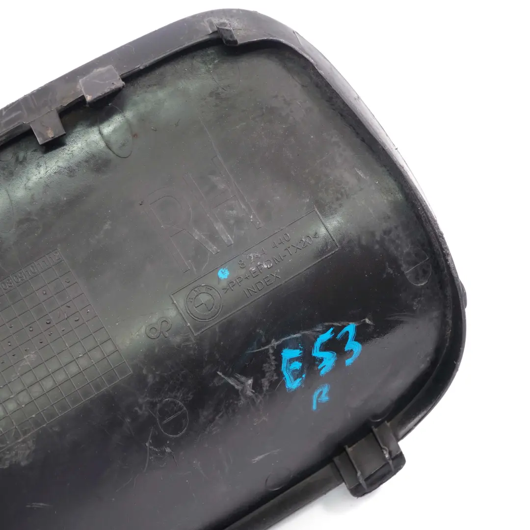 BMW X5 E53 M57 M57N Paraurti Auspuffloch Copertura Coperchio Destra - SKU 8244440 - Numero di parte 8244440