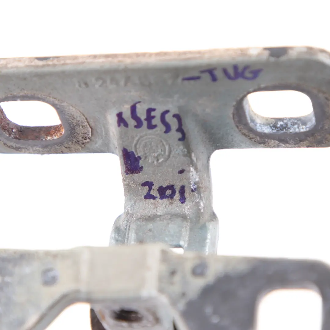 BMW X5 E53 Boot Hinge Trunk Lid Left Upper Hinge N/S Türkisgrau Turquoise Grey - SKU 8247667-TUG - Part number 7006121