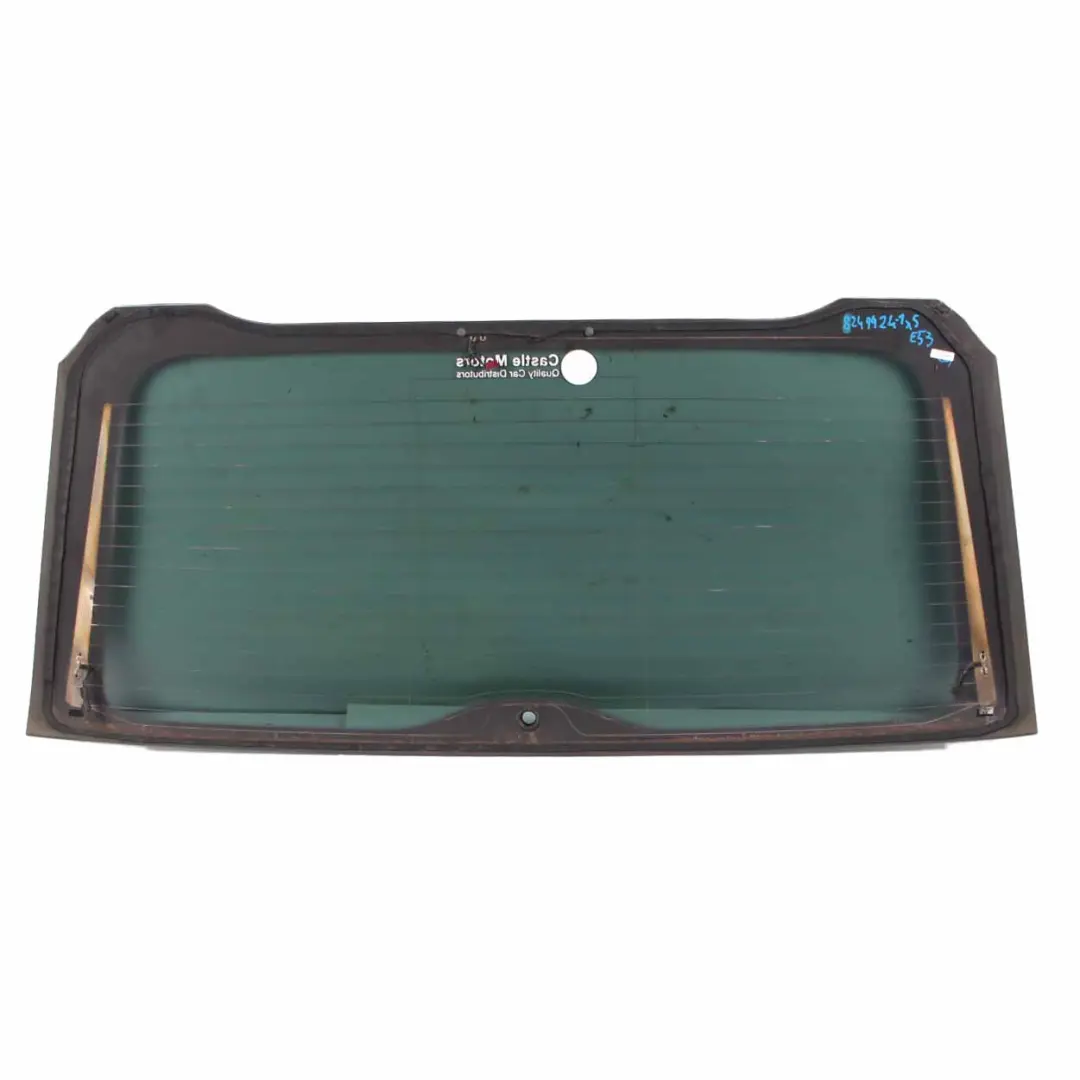 BMW X5 E53 Window Glass Rear Tailgate Trunk Boot Lid Glazing AS3 Black - SKU 8249924-1 - Part number 8249924