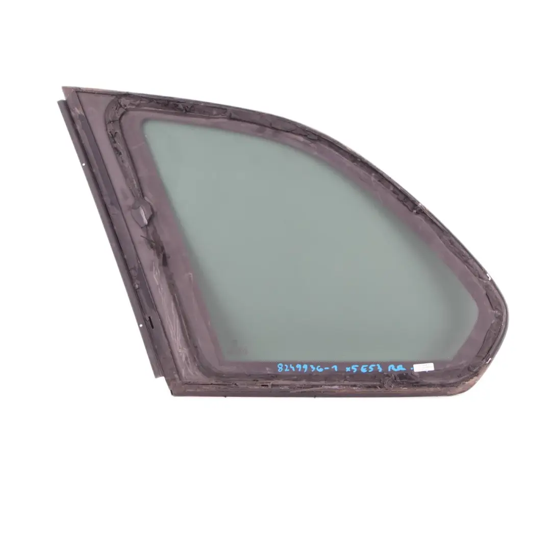 Right O/S Side Black Tinted Window Glass AS3 to BMW X5 Series E53 Rear with Part number 8249936 BMW X5 Series E53 Rear Right O/S Side Black Tinted Window Glass AS3 - SKU 8249936-1 - Part number 8249936