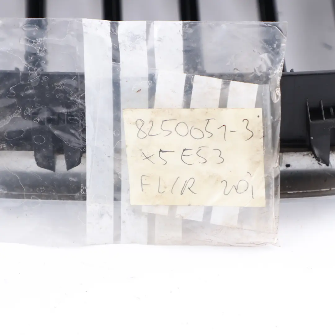 Front Left Grille N/S Trim Panel Cover Bumper Kidney Chrome to BMW X5 E53 with Part number 8250051 BMW X5 E53 Front Left Grille N/S Trim Panel Cover Bumper Kidney Chrome - SKU 8250051-3 - Part number 8250051