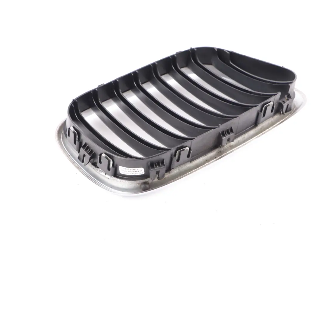 Front Left Grille N/S Trim Panel Cover Bumper Kidney Chrome to BMW X5 E53 with Part number 8250051 BMW X5 E53 Front Left Grille N/S Trim Panel Cover Bumper Kidney Chrome - SKU 8250051-3 - Part number 8250051