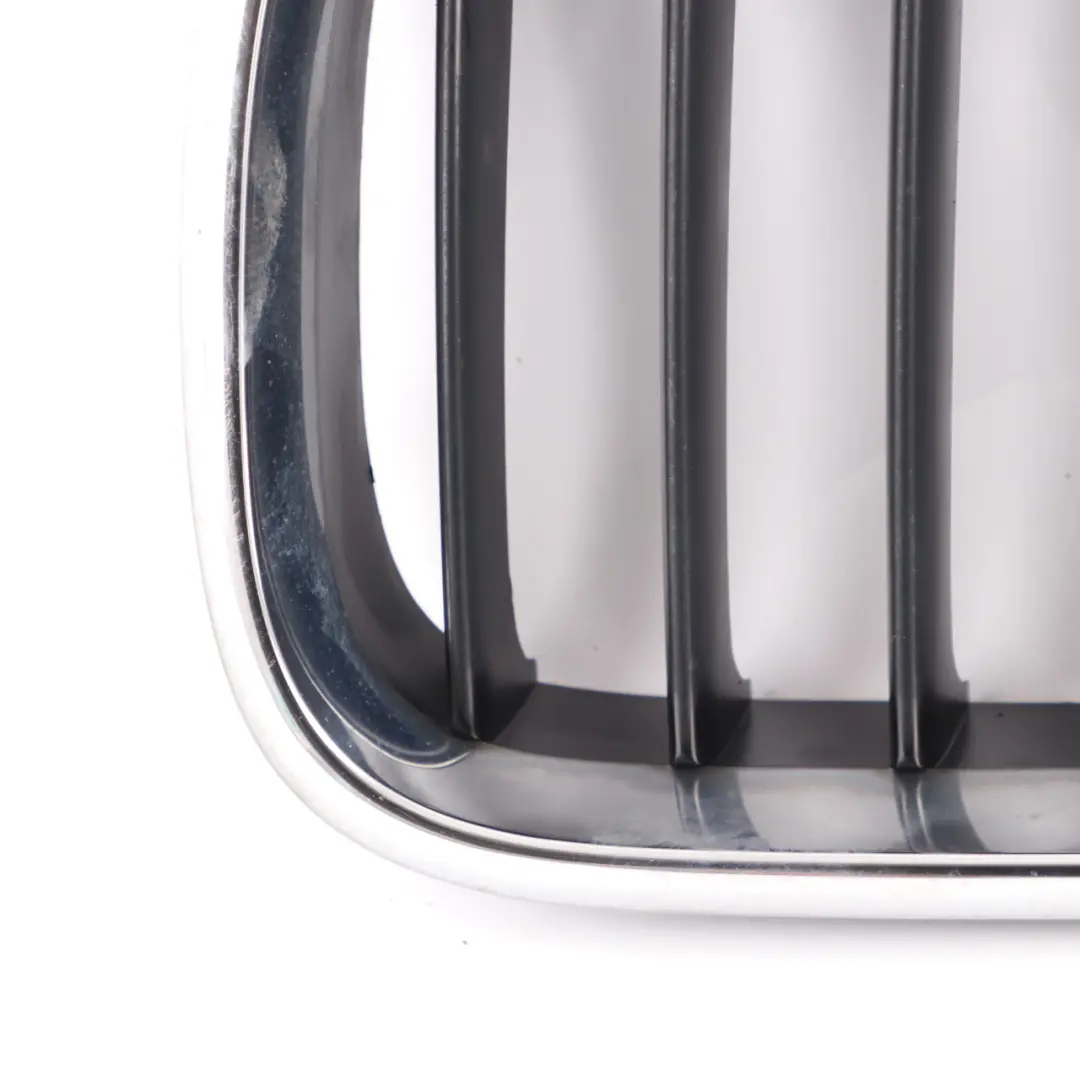 Front Left Grille N/S Trim Panel Cover Bumper Kidney Chrome to BMW X5 E53 with Part number 8250051 BMW X5 E53 Front Left Grille N/S Trim Panel Cover Bumper Kidney Chrome - SKU 8250051-3 - Part number 8250051