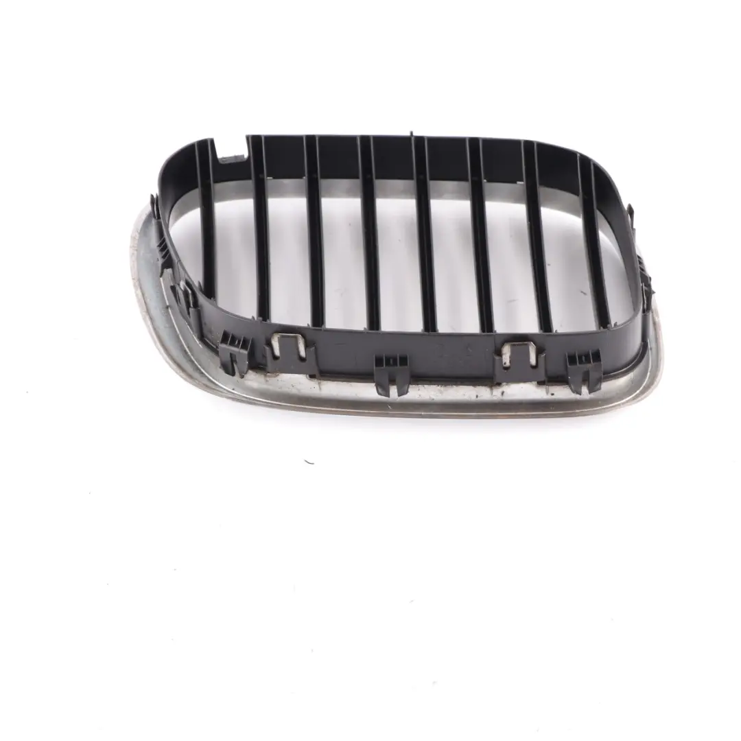 Front Left Grille N/S Trim Panel Cover Bumper Kidney Chrome to BMW X5 E53 with Part number 8250051 BMW X5 E53 Front Left Grille N/S Trim Panel Cover Bumper Kidney Chrome - SKU 8250051-3 - Part number 8250051