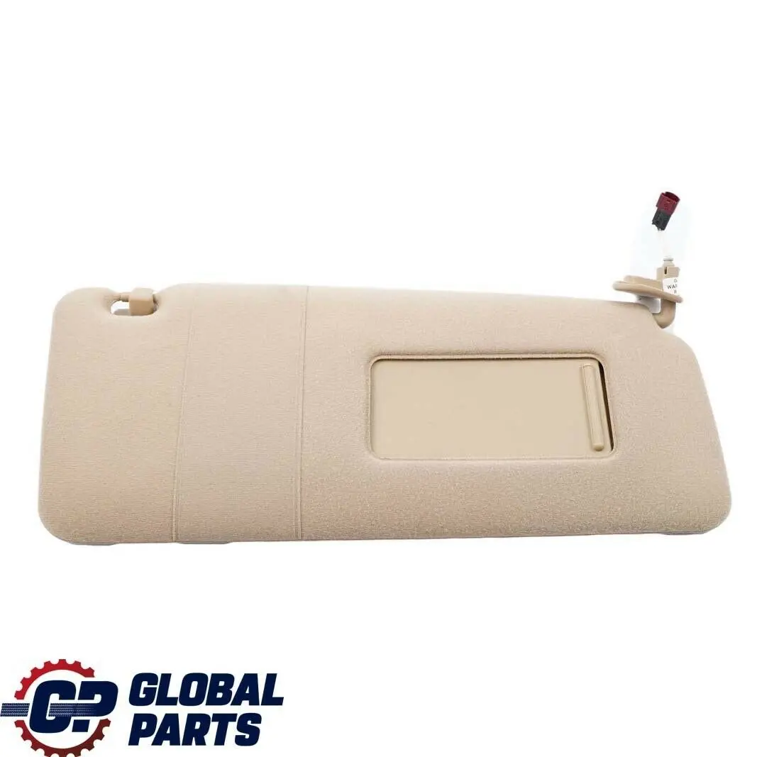 BMW X5 Series E53 Sun Visor Mirror Make-Up Lamp Right O/S Hellbeige Light Beige - SKU 8251390 - Part number 8251390