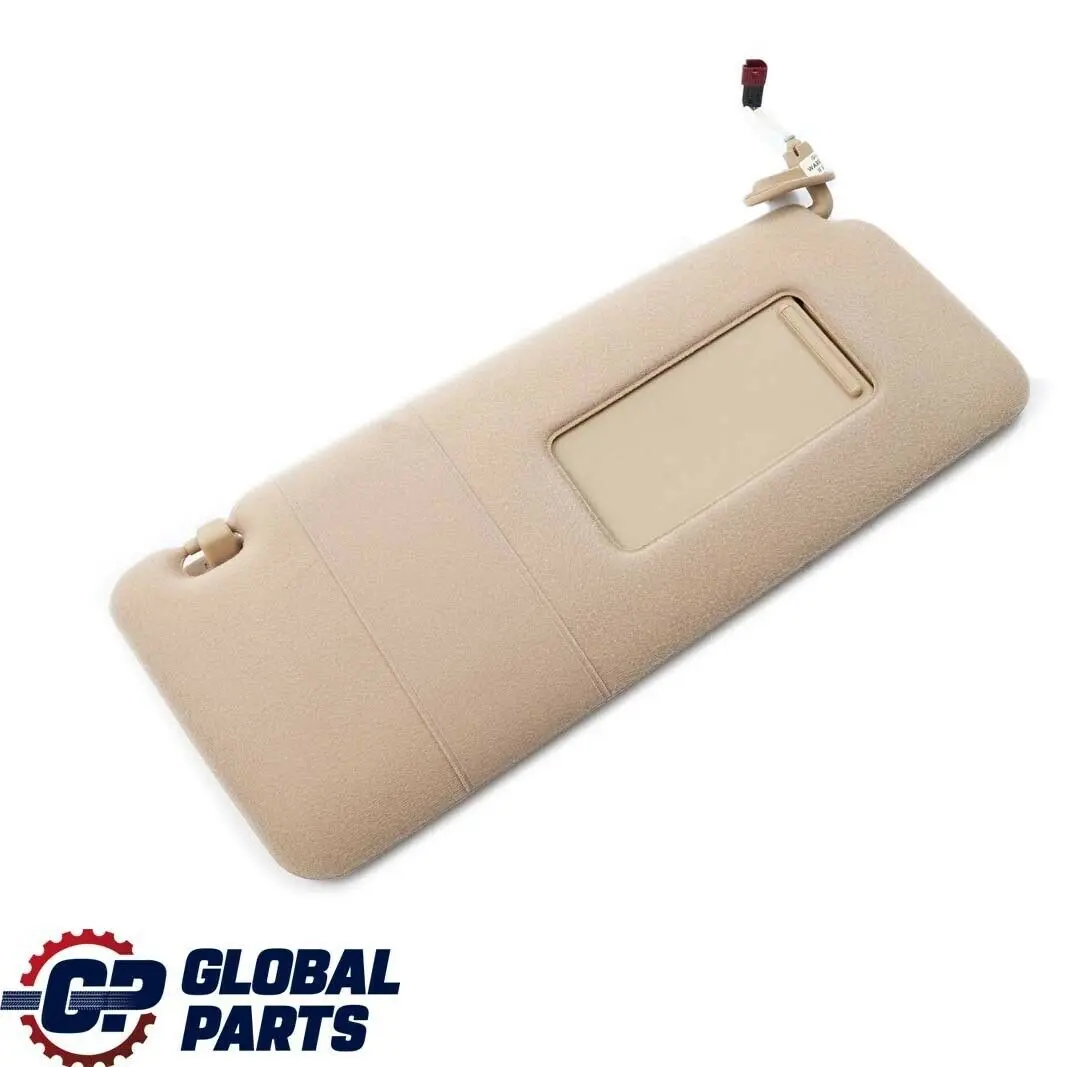 BMW X5 Series E53 Sun Visor Mirror Make-Up Lamp Right O/S Hellbeige Light Beige - SKU 8251390 - Part number 8251390