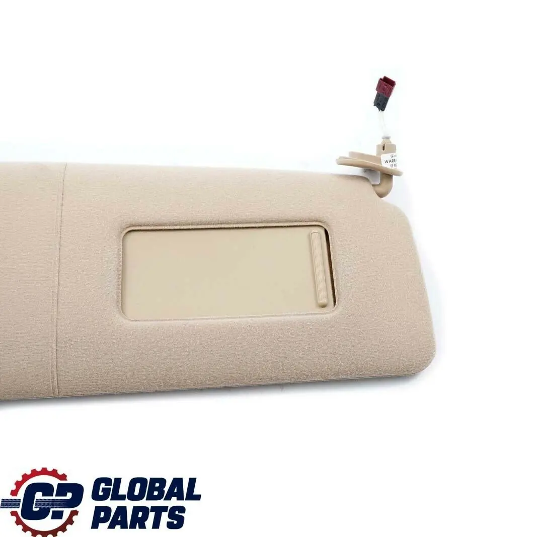BMW X5 Series E53 Sun Visor Mirror Make-Up Lamp Right O/S Hellbeige Light Beige - SKU 8251390 - Part number 8251390