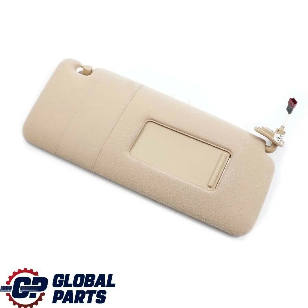 BMW X5 Series E53 Sun Visor Mirror Make-Up Lamp Right O/S Hellbeige Light Beige - SKU 8251390 - Part number 8251390