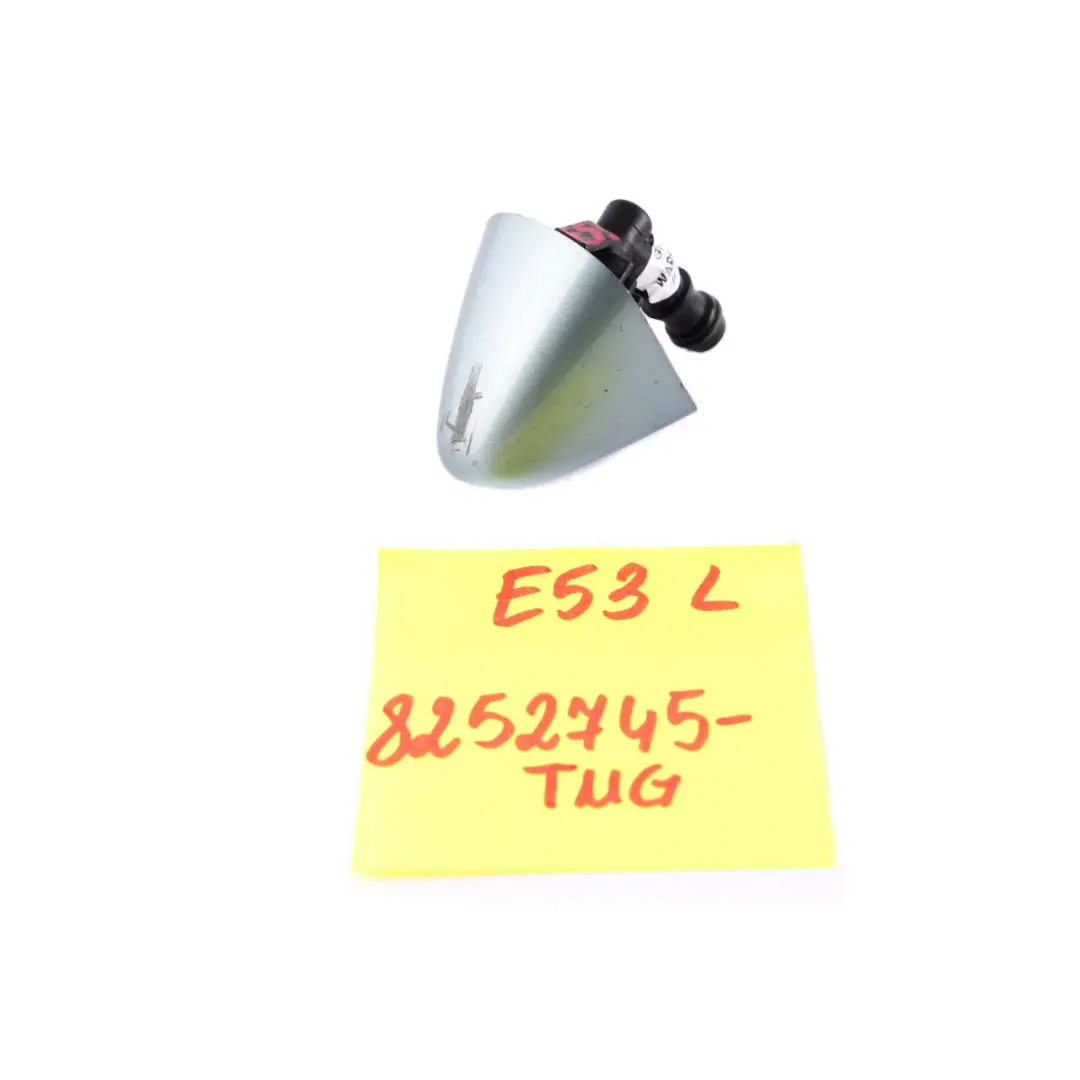 BMW X5 E53 Headlights Cleaning Lamp Spray Nozzle Left Türkis Grau Turquoise Grey - SKU 8252745-TUG - Part number 8252745